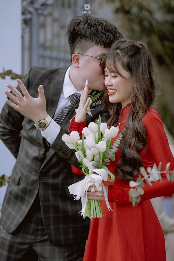 chụp ảnh áo dài Vũng Tàu Green studio Wedding