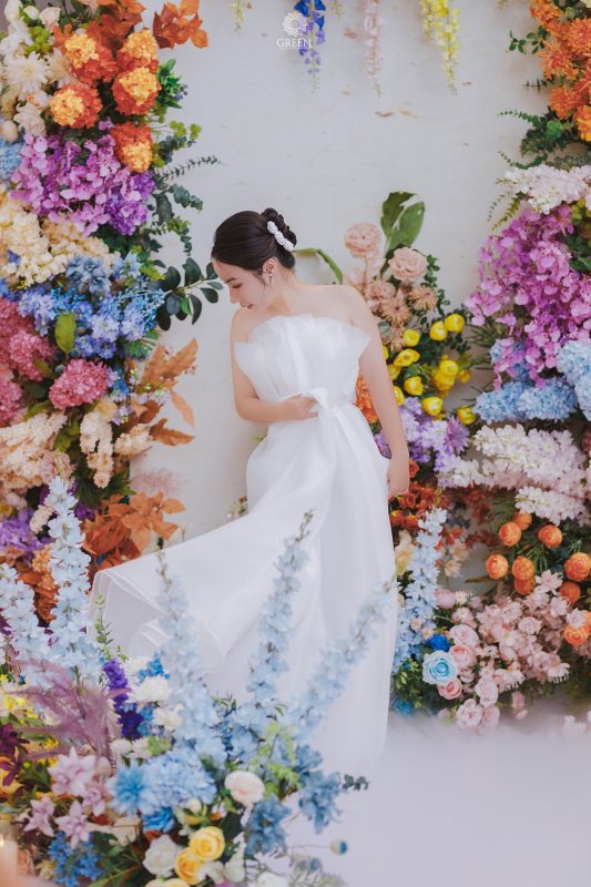 mẫu váy cưới đẹp Green studio Wedding 