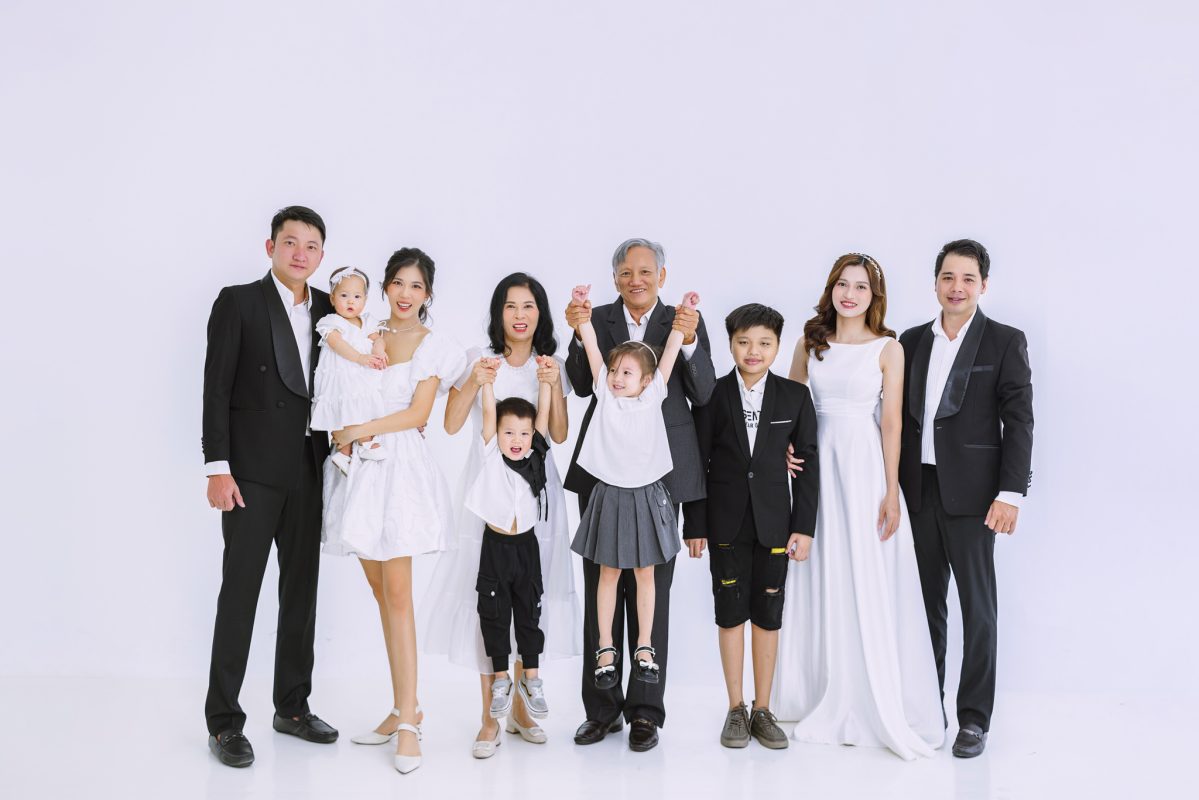 chụp ảnh gia đình