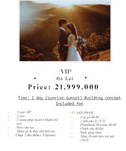 gói chụp ảnh cưới Đà Lạt Green studio Wedding