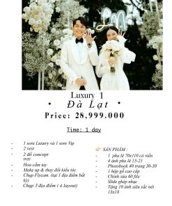 gói chụp ảnh cưới Đà Lạt Green studio Wedding