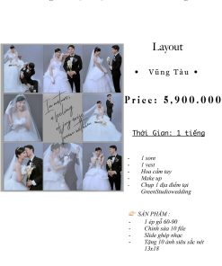 gói chụp ảnh cưới Vũng Tàu Green studio Wedding