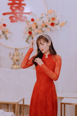 Mẫu áo dài cưới đẹp tại Vũng Tàu]
