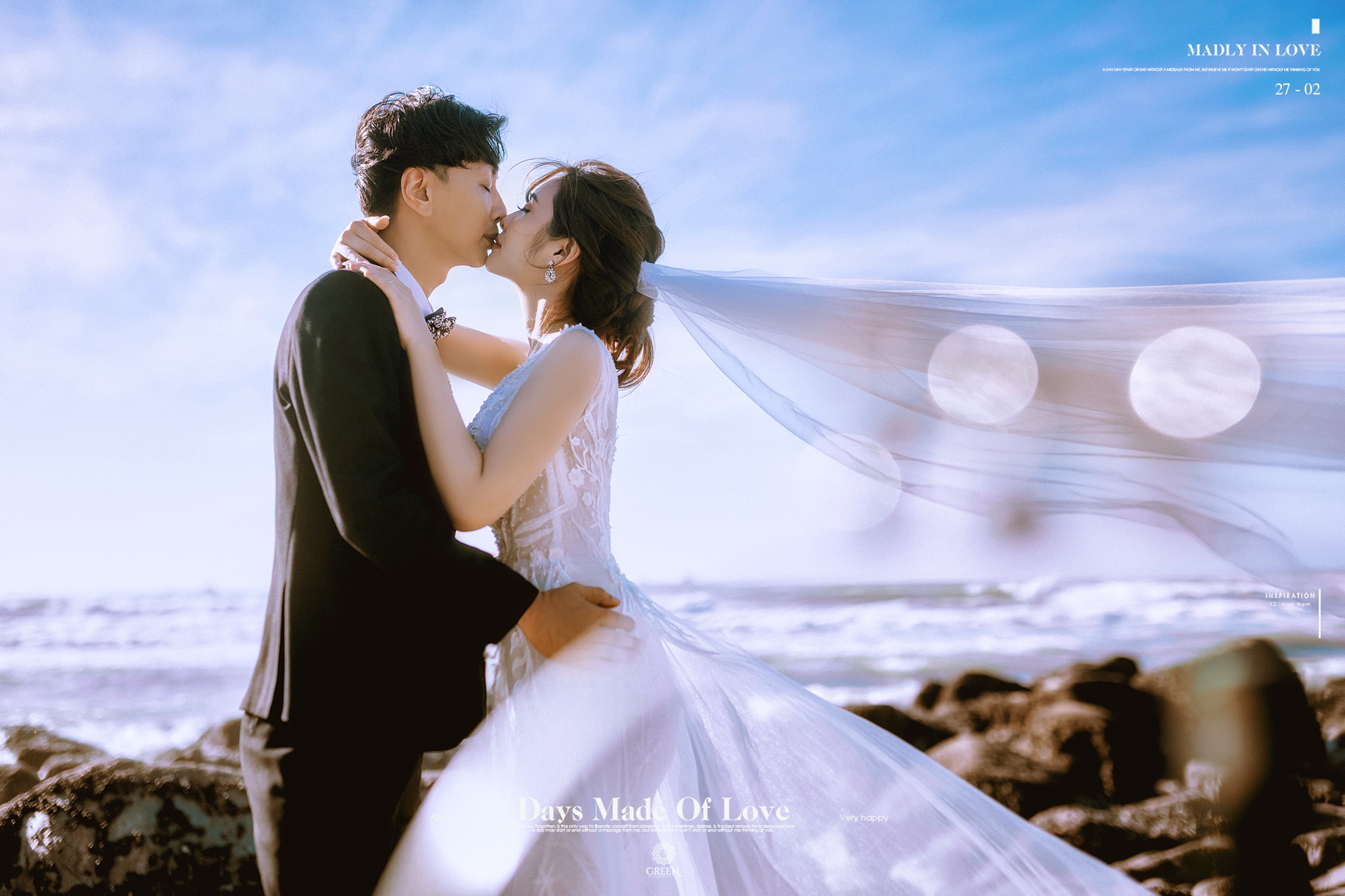 Ảnh cưới hoàng hôn tại Mũi Nghinh Phong Vũng Tàu thực hiện bởi Green Studio