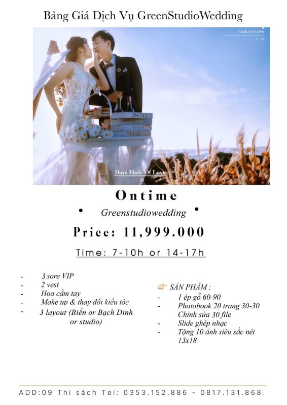 gói chụp ảnh cưới Vũng Tàu Green studio Wedding gói chụp ảnh cưới Vũng Tàu Green studio Wedding