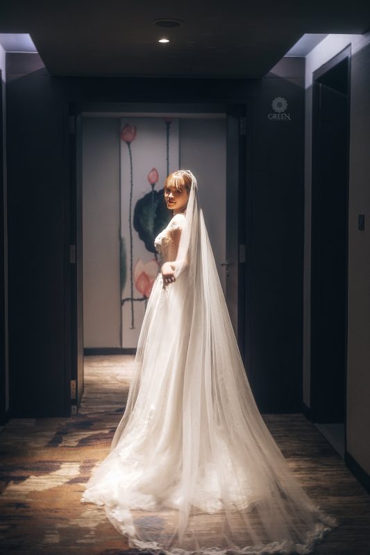 mẫu váy cưới đẹp Green studio Wedding 