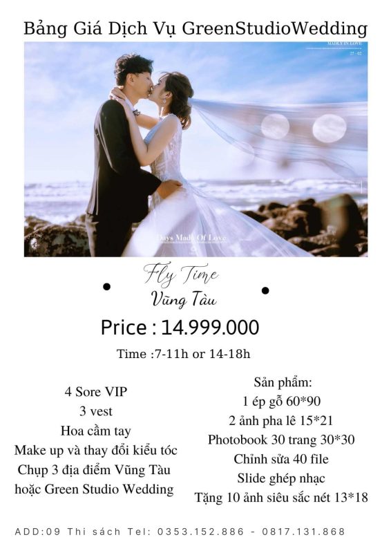 gói chụp ảnh cưới Vũng Tàu Green studio Wedding gói chụp ảnh cưới Vũng Tàu Green studio Wedding
