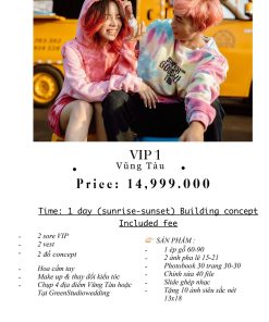 gói chụp ảnh cưới Vũng Tàu Green studio Wedding