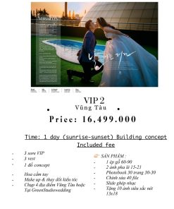 gói chụp ảnh cưới Vũng Tàu Green studio Wedding