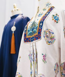 áo dài cổ phục Green studio wedding