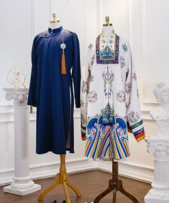 áo dài cổ phục Green studio wedding