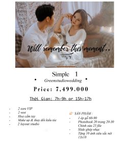 gói chụp ảnh cưới studio