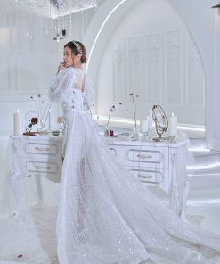 Váy Cưới Ngắn Lấp Lánh 'Nữ Hoàng Ánh Sao' | Thiết Kế 2 Trong 1 Độc Đáo 11 váy cưới ngắn lấp lánh Green studio wedding