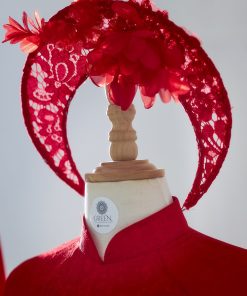 áo dài cưới hoa sen