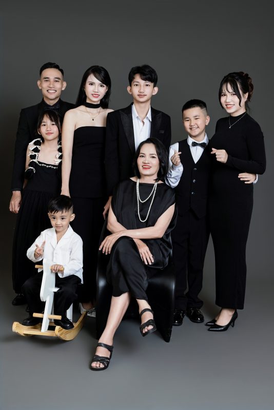 chụp ảnh gia đình