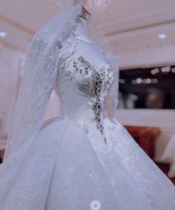 váy cưới công chúa lấp lánh Green studio Wedding