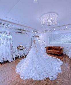 váy cưới xòe bồng Green studio Wedding