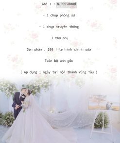 chụp ảnh phóng sự cưới Vũng Tàu Green studio Wedding