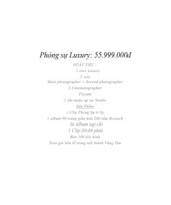 gói phóng sự cưới cao cấp Vũng Tàu Green studio Wedding