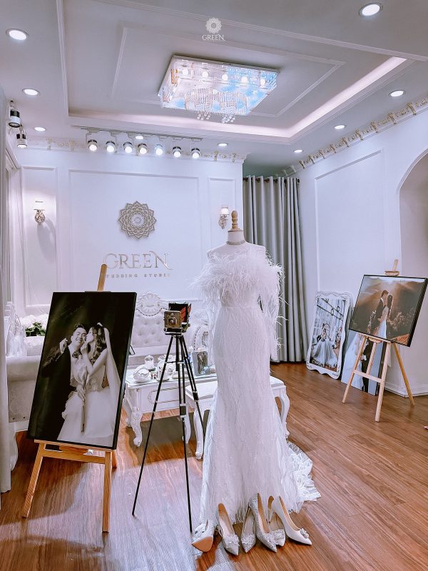 mẫu váy cưới đẹp Green studio Wedding 