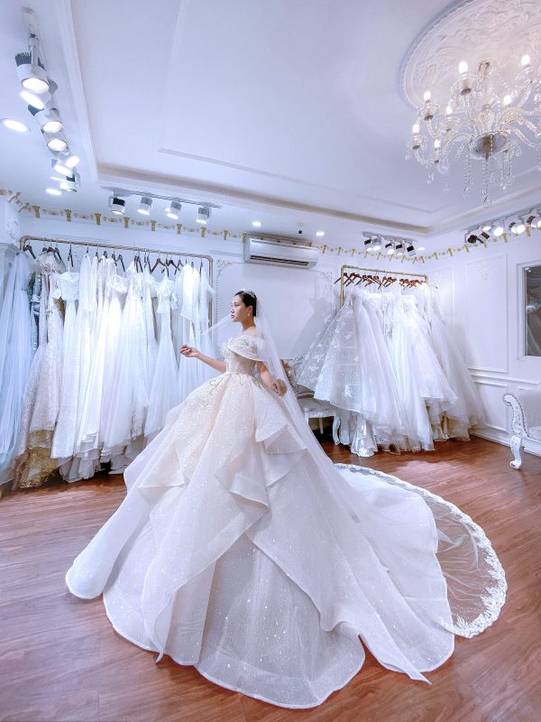 mẫu váy cưới đẹp Green studio Wedding