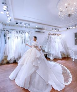 mẫu váy cưới đẹp Green studio Wedding