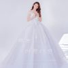 váy cưới ren lấp lánh