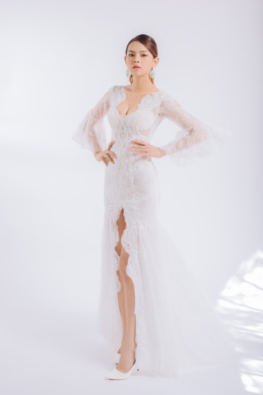 váy cưới bohemian