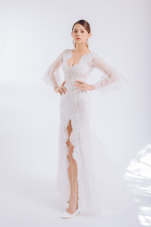 váy cưới bohemian