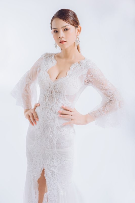 váy cưới bohemian