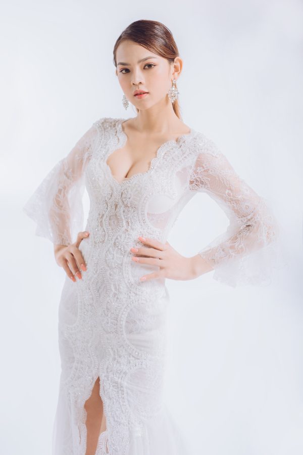 váy cưới bohemian