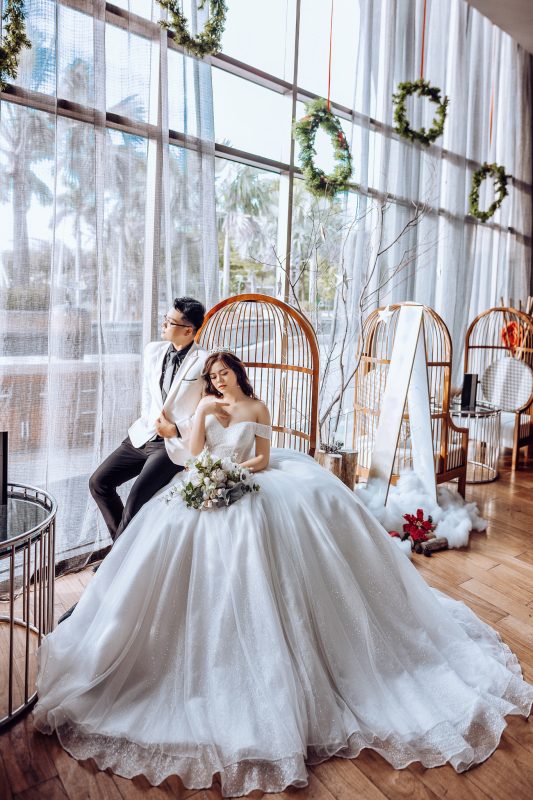chụp ảnh cưới resort Vũng Tàu Green studio wedding 