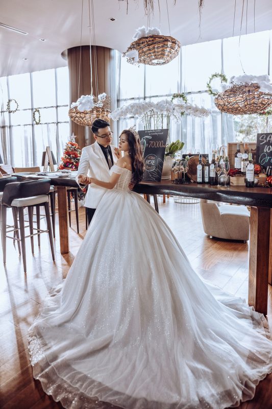 chụp ảnh cưới resort Vũng Tàu Green studio wedding 