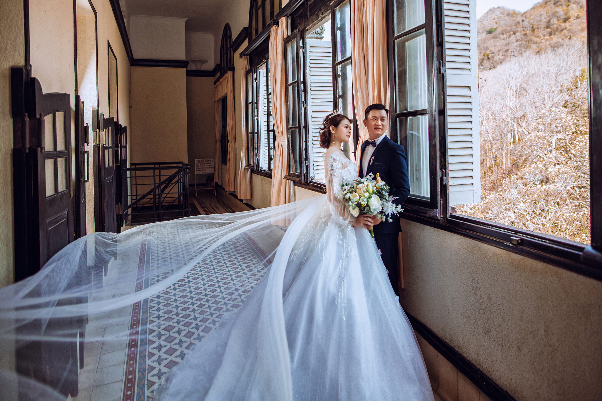 Chụp ảnh cưới Vũng Tàu sang trọng tại Bạch Dinh
