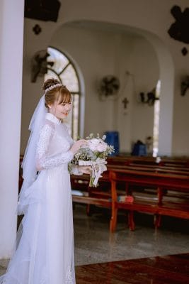 Phóng Sự Cưới Thế Quốc - Thuý Hằng: Hạnh Phúc Nơi Tổ Ấm | Green Studio 28 18 3 2022 Quoc Hang nha tho 0024