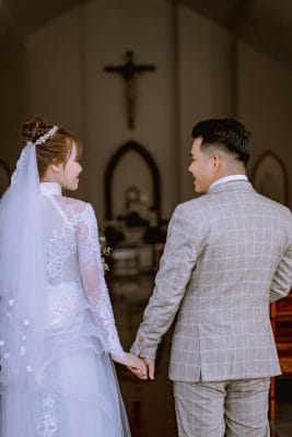 Phóng Sự Cưới Thế Quốc - Thuý Hằng: Hạnh Phúc Nơi Tổ Ấm | Green Studio 5 18 3 2022 Quoc Hang nha tho 0035 1