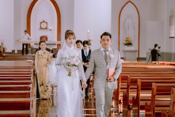 Phóng Sự Cưới Thế Quốc - Thuý Hằng: Hạnh Phúc Nơi Tổ Ấm | Green Studio 42 18 3 2022 Quoc Hang nha tho 0340