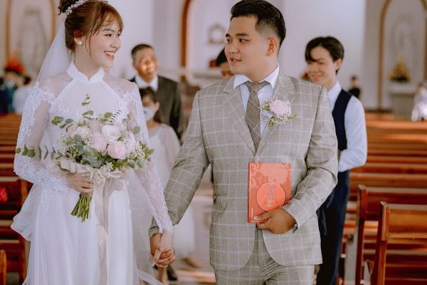 Phóng Sự Cưới Thế Quốc - Thuý Hằng: Hạnh Phúc Nơi Tổ Ấm | Green Studio 7 18 3 2022 Quoc Hang nha tho 0351