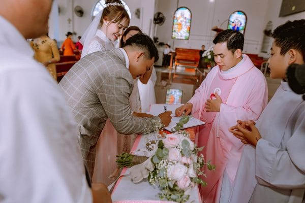 Phóng Sự Cưới Thế Quốc - Thuý Hằng: Hạnh Phúc Nơi Tổ Ấm | Green Studio 87 18 3 2022 Quoc Hang nha tho 0575