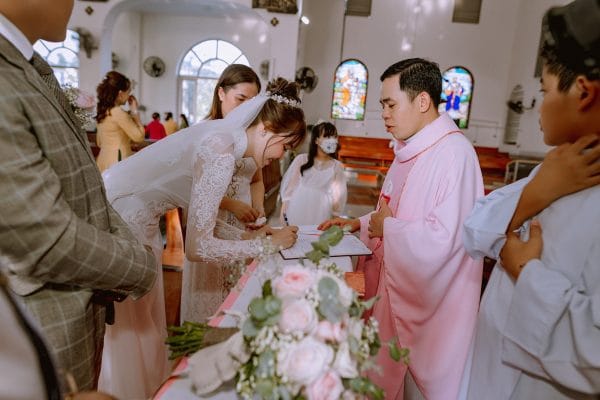 Phóng Sự Cưới Thế Quốc - Thuý Hằng: Hạnh Phúc Nơi Tổ Ấm | Green Studio 41 18 3 2022 Quoc Hang nha tho 0577