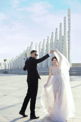 chụp ảnh cưới Tháp Tam Thắng