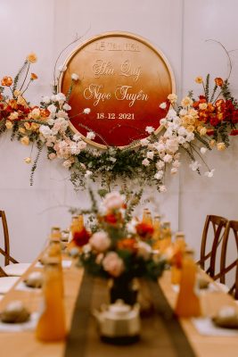 trang trí lễ gia tiên