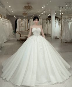 Váy cưới công chúa Vũng Tàu lấp lánh GS-Princess 02